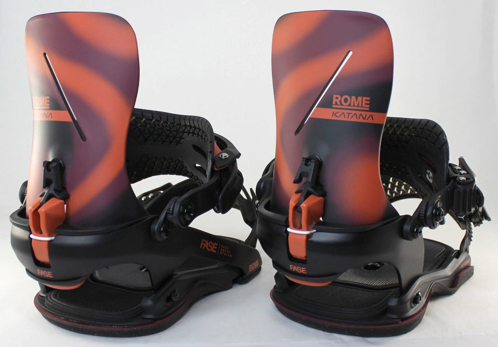 Rome Womens Katana AW FASE Snowboard Bindings Medium/Large (Women's 9+) Red 2027