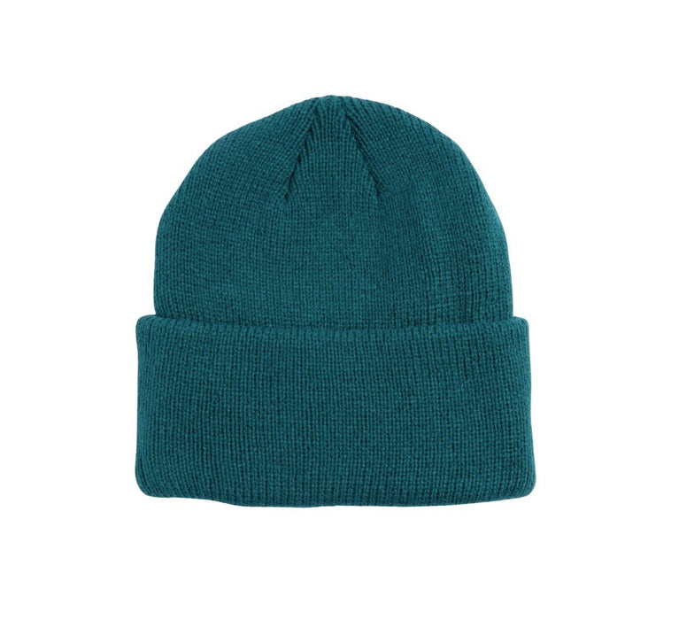 Coal The Wayne Mid Length Acrylic Beanie Unisex OSFM Mallard Blue Green New