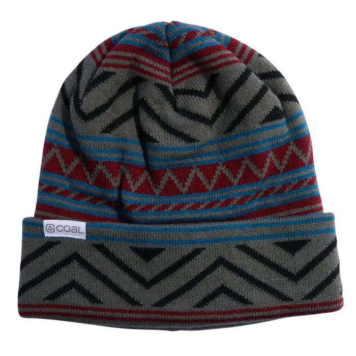 Coal The Weston Mid Length Acrylic Beanie Unisex OSFM Dark Red New