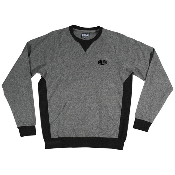 Neff Willow Crew Sweatshirt Men's Medium Charcoal Heather Grey