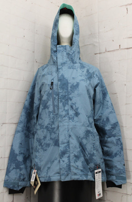 686 GoreTex Willow Insulated Snow Jacket, Women's Large, Steel Blue Dazed New