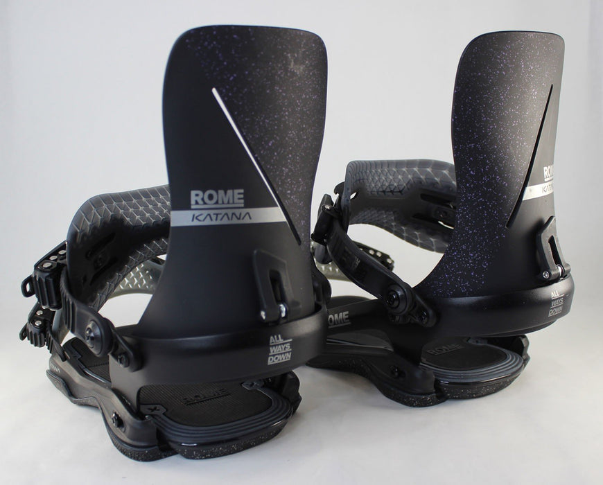 Rome Women's Katana AW Snowboard Bindings M/L (Womens US 9-11.5) Black 2026 Demo