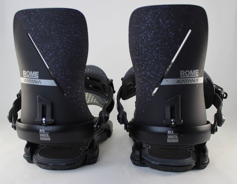 Rome Women's Katana AW Snowboard Bindings M/L (Womens US 9-11.5) Black 2026 Demo