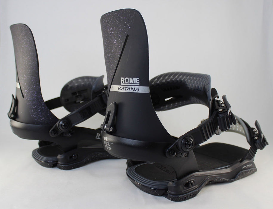 Rome Women's Katana AW Snowboard Bindings M/L (Womens US 9-11.5) Black 2026 Demo