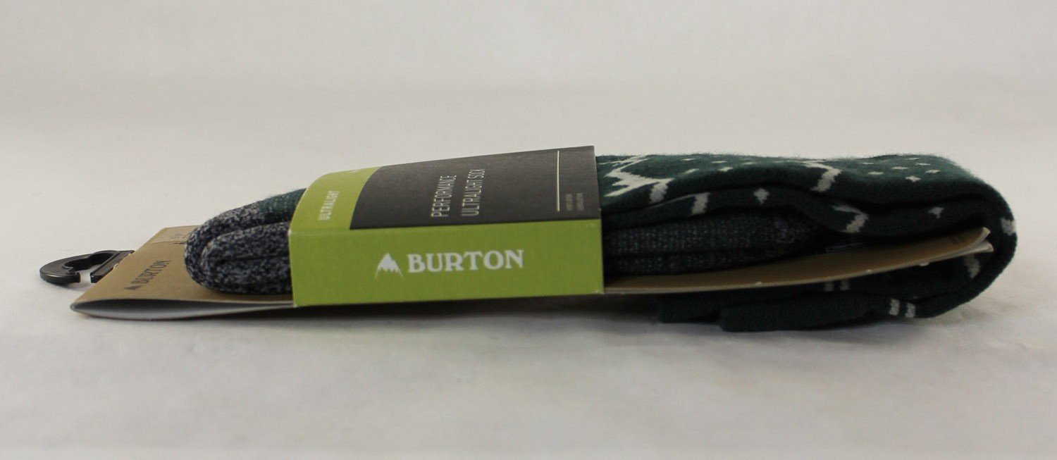 Burton Ultralight Performance Socks, Womens Small/Medium Mountain Stripe New