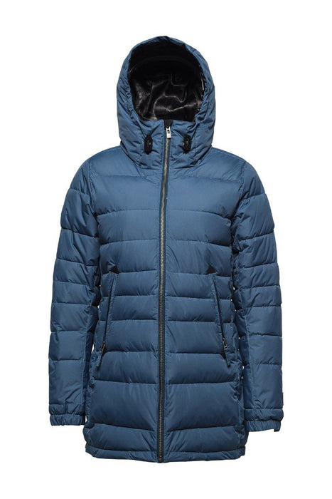 L1TA Evette Parka Snowboard Jacket Womens Size Medium Grey Blue
