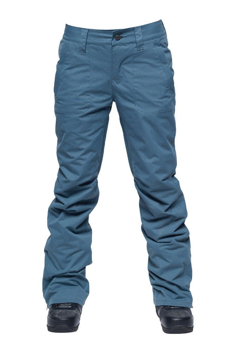 L1TA Runaway Snowboard Pants Womens Size Small Grey Blue