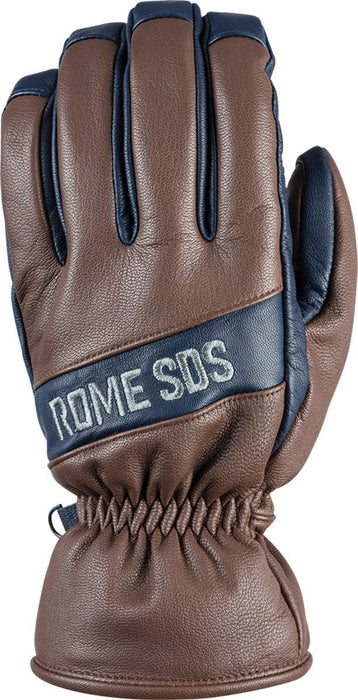 Rome Mens Poacher Snowboard Gloves Size Large Brown New