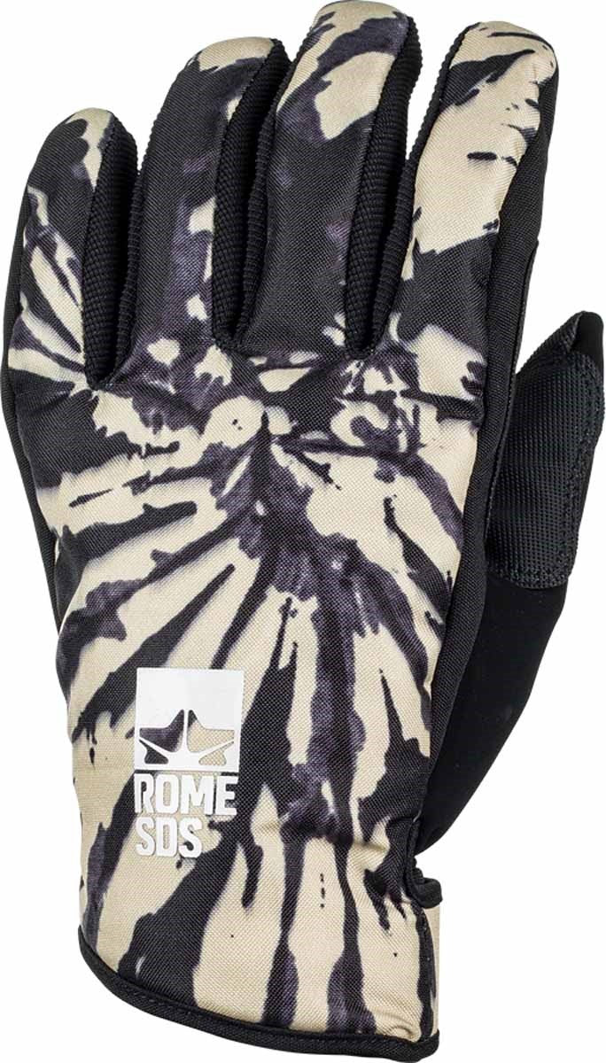 Rome SDS Tailgate Snowboard Gloves, Men's Size Small, Tie Dye Print Ne