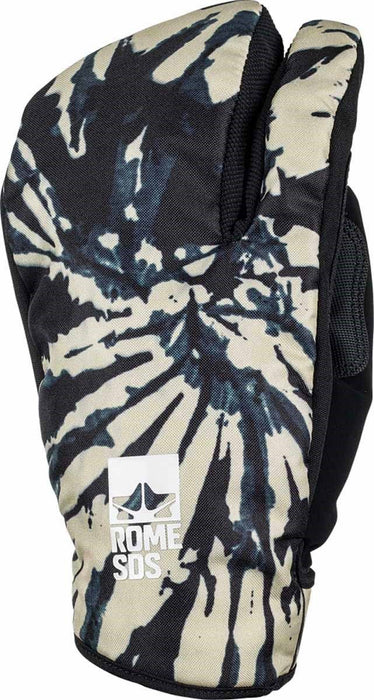 Rome Mens Tailgate Snowboard Trigger Mitts Size Small Tie Dye New