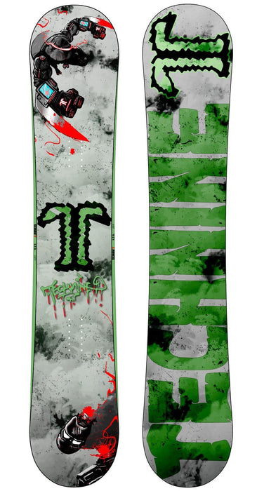 Technine Shred Til Death STD Mens Snowboard 156 cm T9 Combo White/Green New 2023