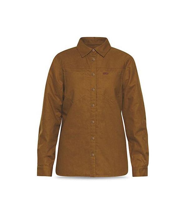 Dakine Women's Westridge Cotton Twill Insulated Jacket Medium Buckskin Brown New
