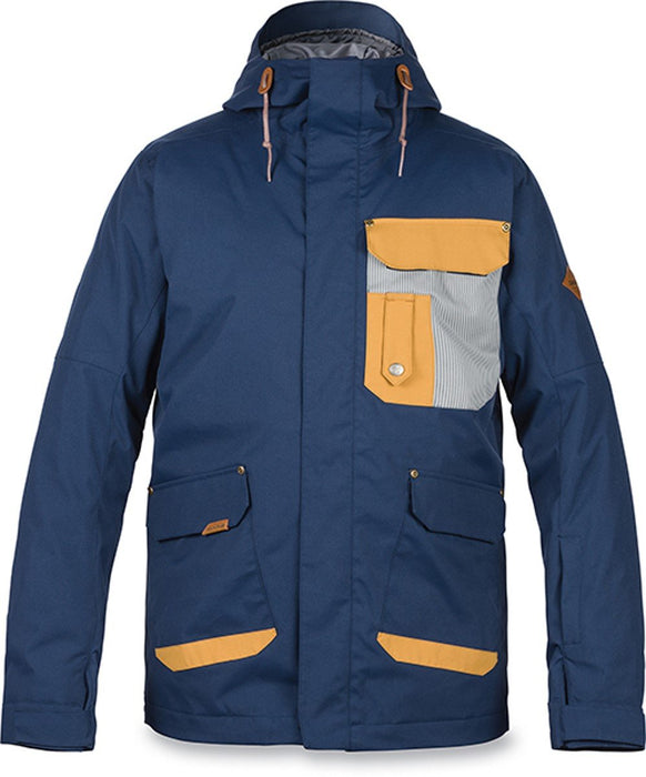 Dakine Men's Artillery Snowboard Jacket Large Midnight Blue Buckskin New
