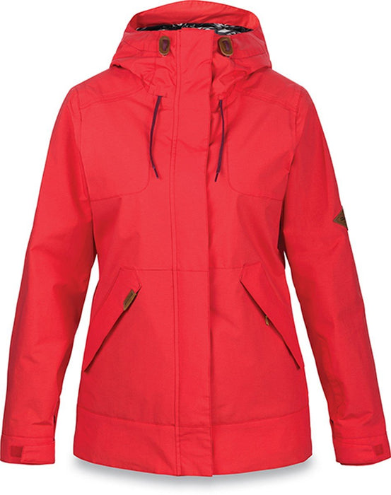 Dakine Bijoux Shell Snowboard Jacket Women's Medium Poppy Red New
