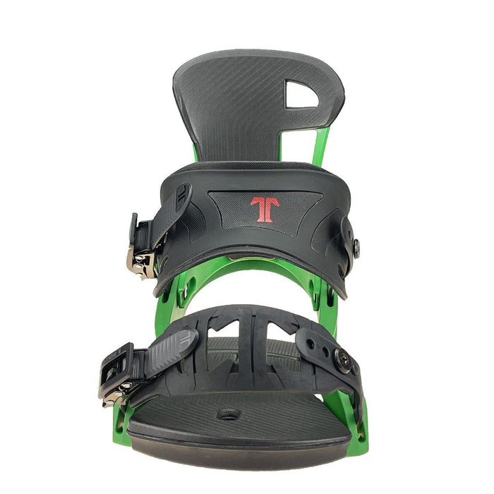 Technine Blaster Snowboard Bindings Medium (US Mens 7-9) Green / Black New 2024