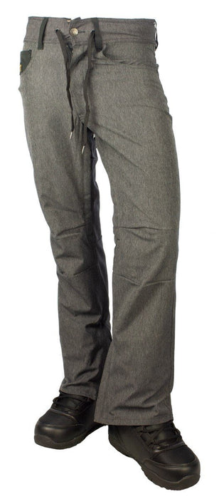 Technine Niner Denim Shell Snowboard Pants, Mens XL Extra Large, Black Denim New