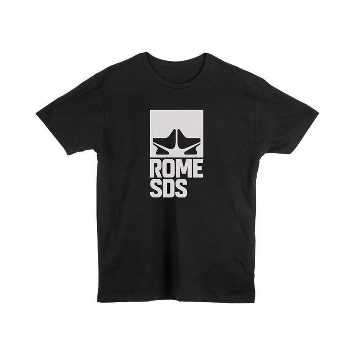 Rome SDS Logo Cotton Short Sleeve T-Shirt Tee, Men's Medium, Black New