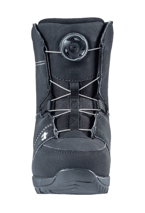 Rome Minishred Boa Snowboard Boots, Youth / Boys' Size 11C, Black New