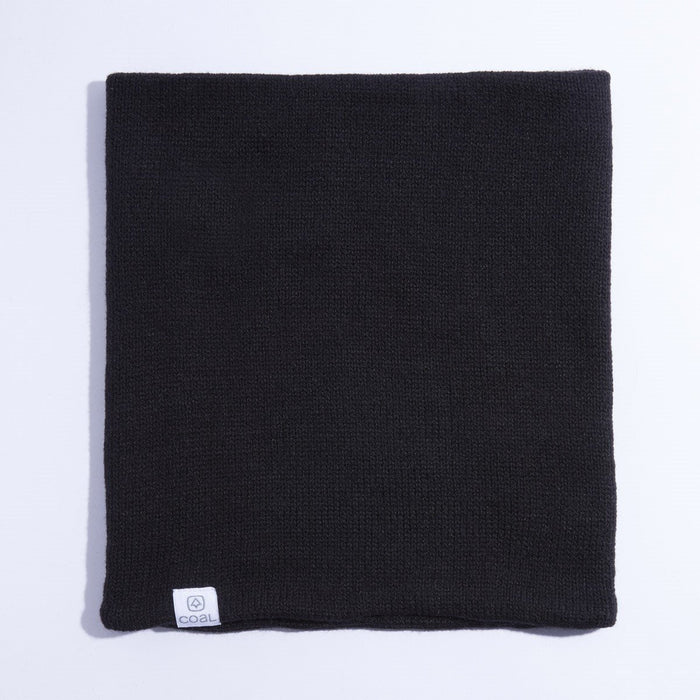 Coal The FLT NW Recycled Knit Gaiter Neck Warmer Black New