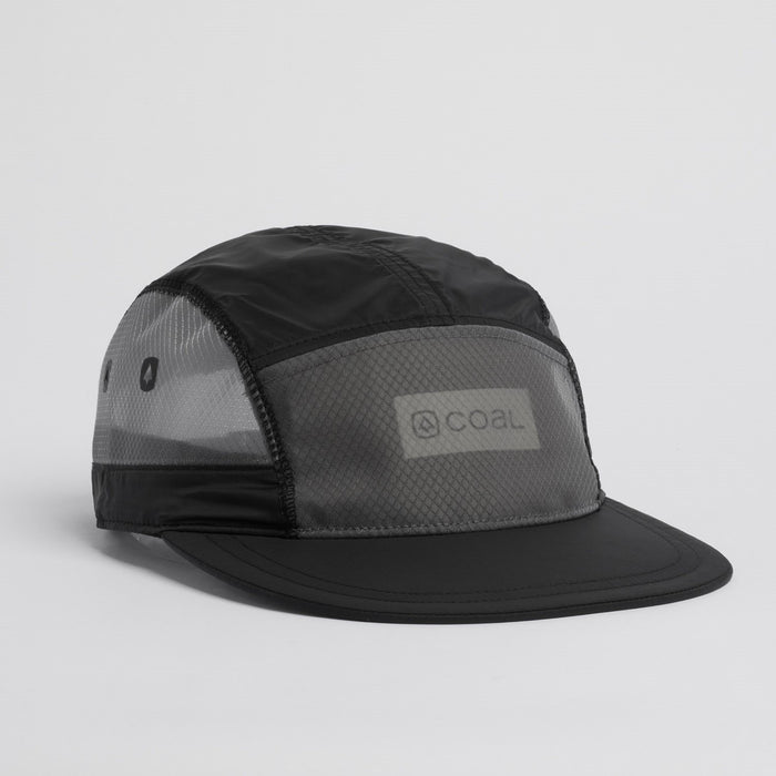 Coal The Apollo Cap Low Profile Tech 5 Panel Camp Hat, Adjustable Fit, Black New
