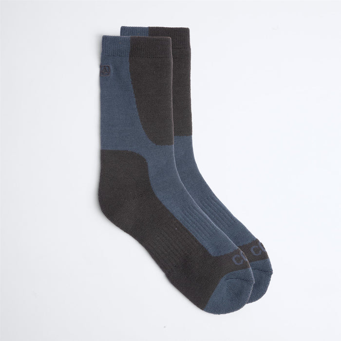Coal Lightweight Technical Crew Socks, S/M 6-8, Black / Navy Blue New