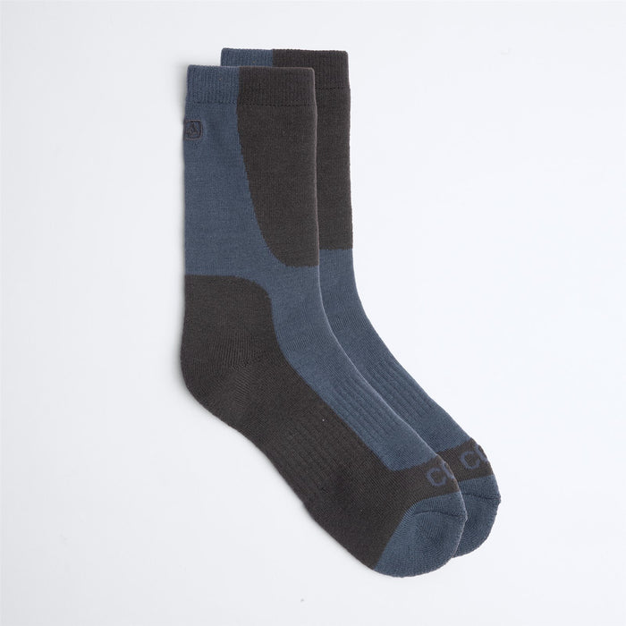 Coal Lightweight Technical Crew Socks, L/XL 8.5-12.5, Black / Navy Blue New