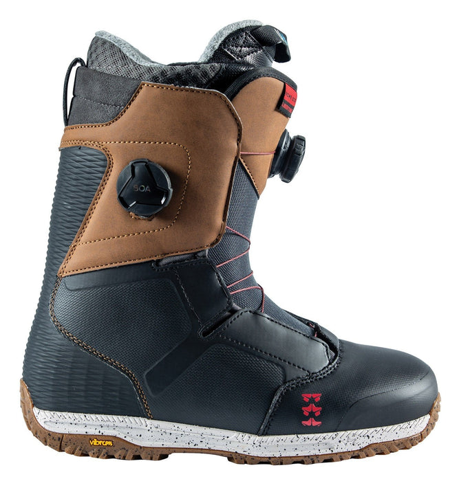 Rome Libertine Double Boa Snowboard Boots Men's Size 9 Black/Brown New 2023