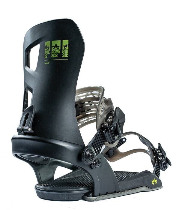 Rome Ace Snowboard Bindings, Youth Size Small (US 5 - 7), Black New
