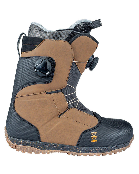 Rome Bodega Double Boa Snowboard Boots Men's Size 12.5 Brown New 2024