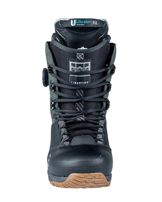 Rome Libertine Hybrid Boa Snowboard Boots Men's Size 12.5 Black/Olive New 2024