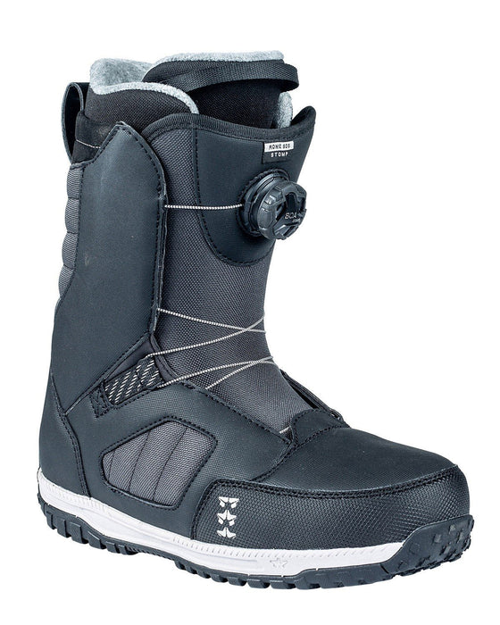 Rome Stomp Boa Snowboard Boots, Men's Size 9, Black New 2024