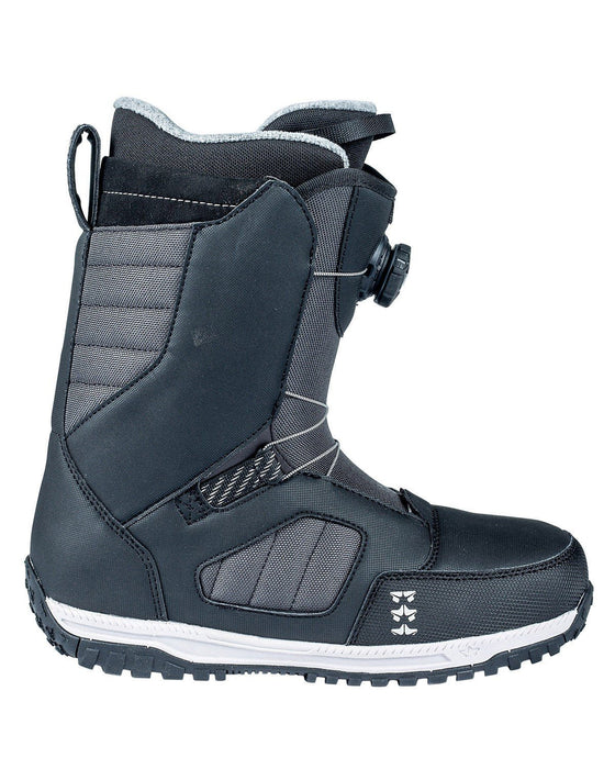 Rome Stomp Boa Snowboard Boots, Men's Size 9, Black New 2024