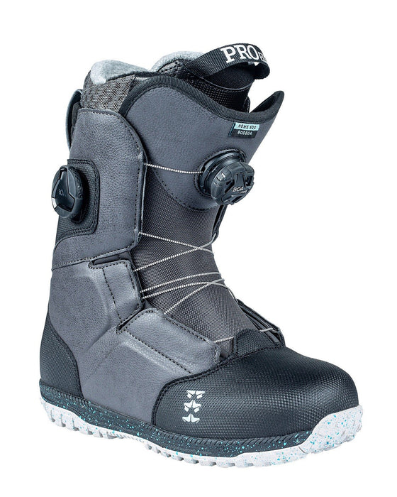 Rome Bodega Double Boa Snowboard Boots Women's Size 7.5, Black New 2024