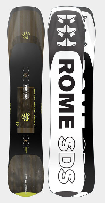 Rome SDS Ravine Select Men's Snowboard 162 cm, Directional New 2024 White Base