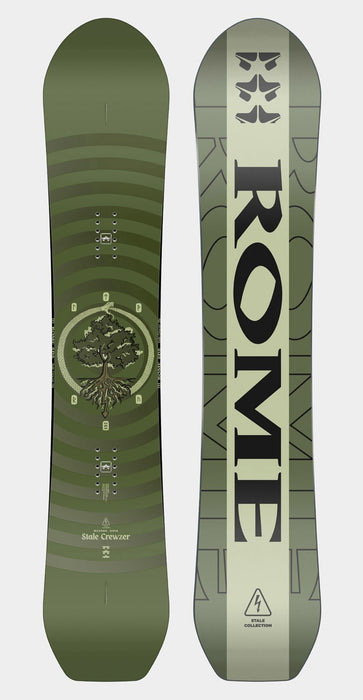 Rome SDS Stale Crewzer Men's Wide Snowboard, 160W cm, Directional Twin, New 2024