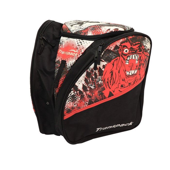 Transpack Edge Jr. Kids Ski / Snowboard Boot and Gear Bag Backpack 33L Red Yeti