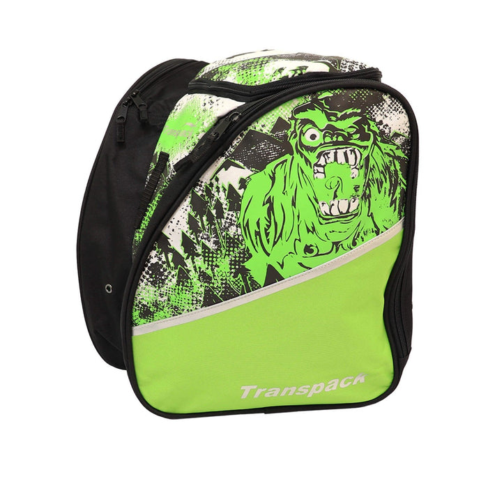 Transpack Edge Jr. Kids Ski / Snowboard Boot and Gear Bag Backpack 33L Lime Yeti