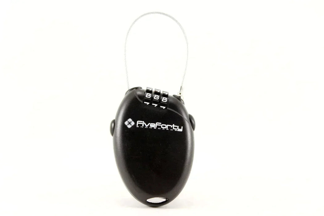 540 Mini Retractable Cable Lock Snowboard Mini Lock Black Retracting