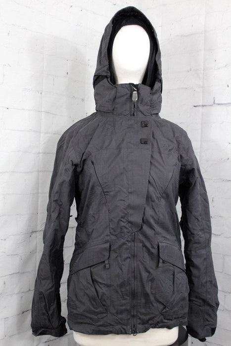 686 Smarty Sync 3-in-1 Insulated Snowboard Jacket Womens Medium Black New