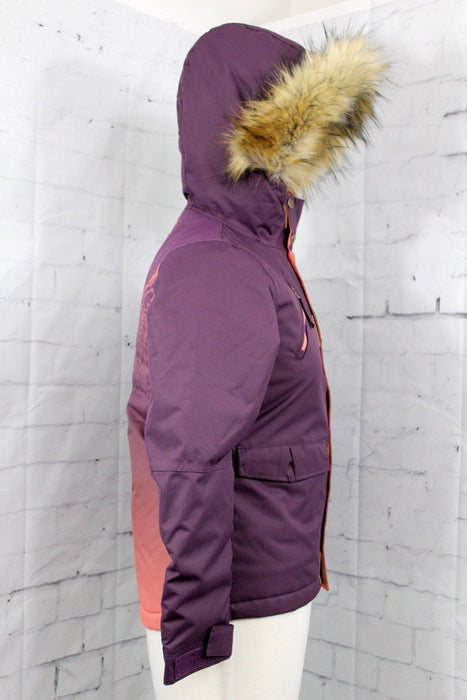 686 Ceremony Insulated Snow Jacket Girl's Youth Small Blackberry Fade