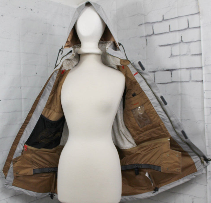 686 Spirit Insulated Snow Jacket Women's Small Stripe Texture