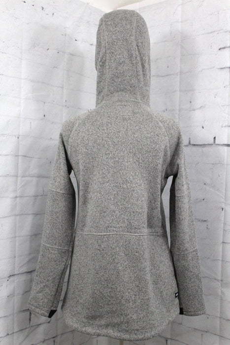 686 Knit Tech Fleece Hoody Women's Small, Grey Melange