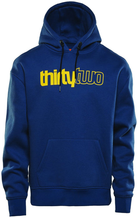 Thirtytwo Double Tech Pullover Hoodie Hooded Sweatshirt w/ DWR Men's Medium Navy