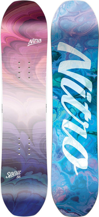 Nitro Spirit Girls Snowboard 86 cm with Micro Charger Bindings XS Black New