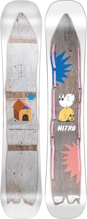 Nitro Cheap Thrills x The Wigglestick Men's Snowboard 148 cm, New 2024