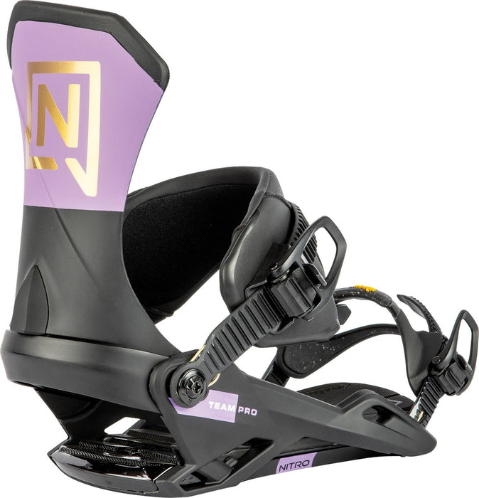 Nitro Women's Team Pro Snowboard Bindings Medium (US 7-10.5) Purple New 2024