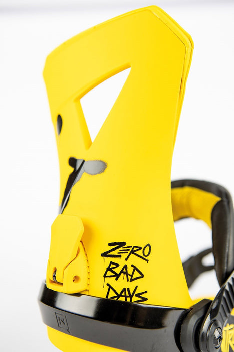 Nitro Zero Snowboard Bindings Men's Medium (US 7-10.5) Zero Bad Days New 2024