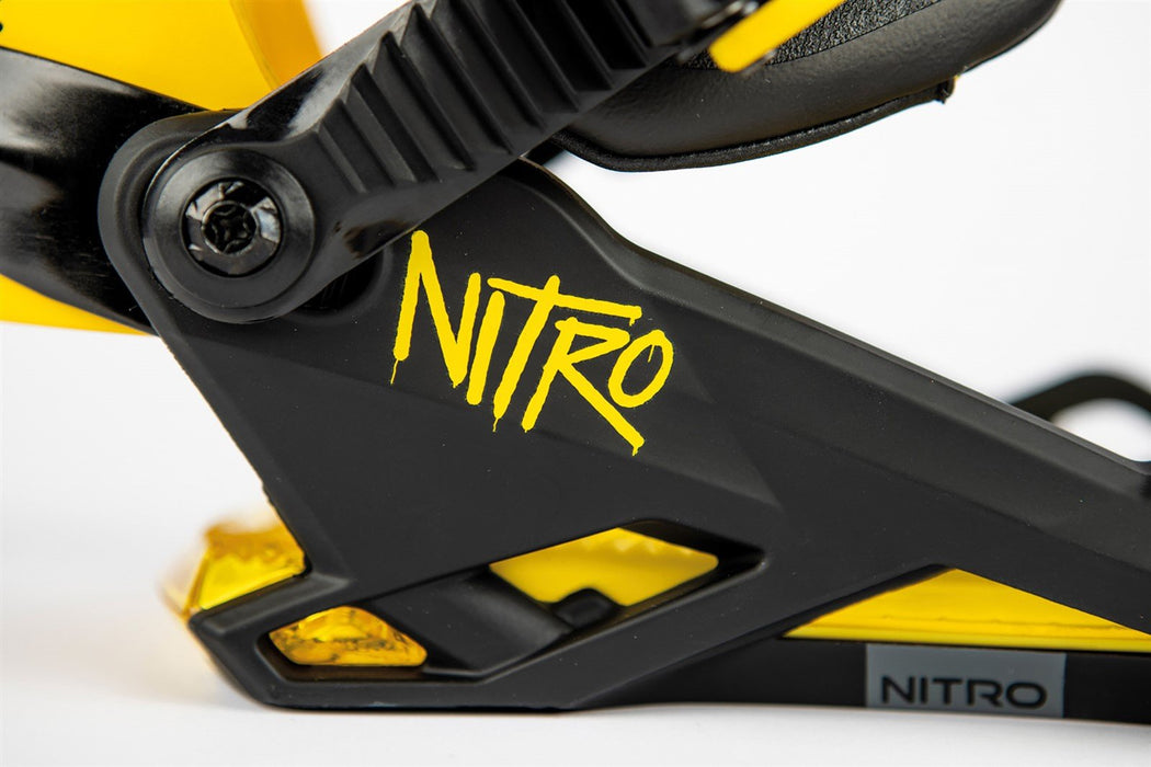 Nitro Zero Snowboard Bindings Men's Large (US 11-14) Zero Bad Days New 2024