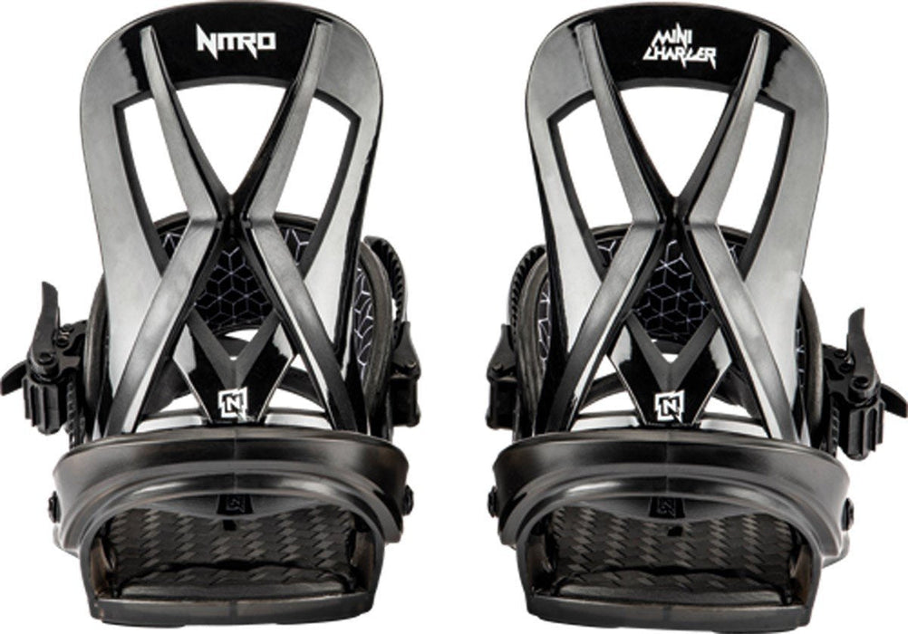 Nitro Ripper Boys Snowboard 116 cm with Mini Charger Bindings S/M Black New 2024