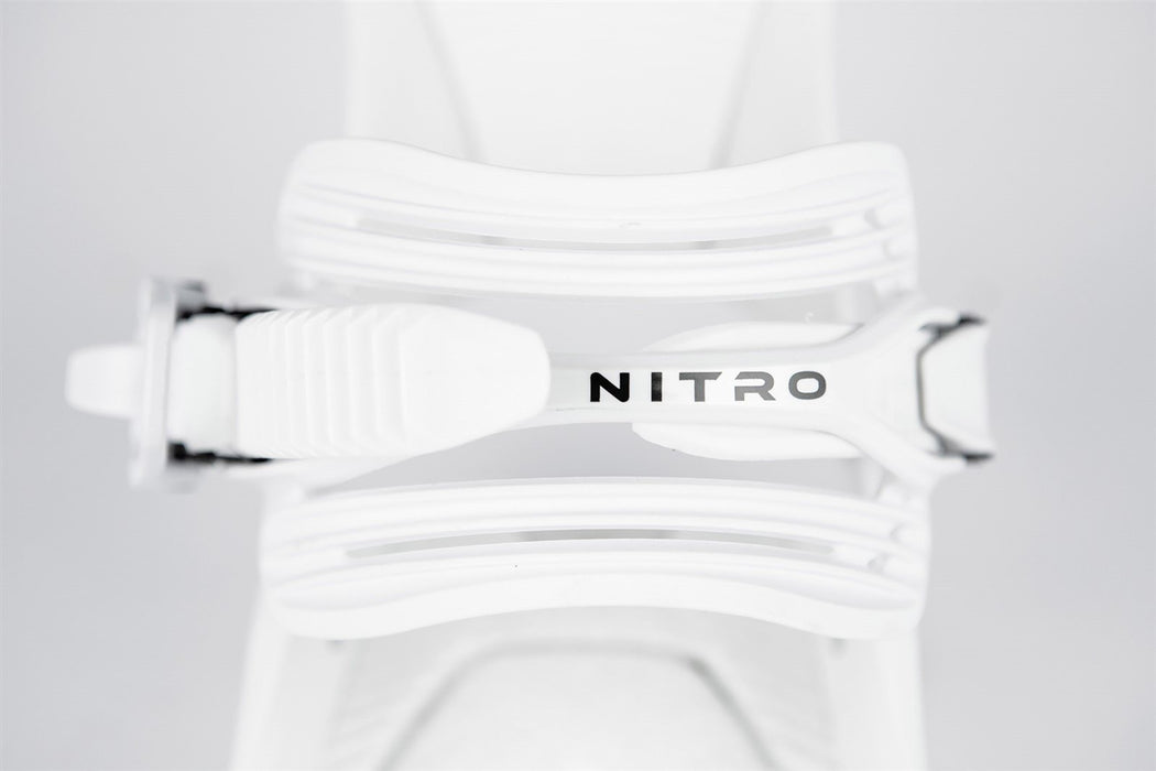 Nitro Phantom Snowboard Bindings Medium (US Men's 7 - 10.5) White New 2024